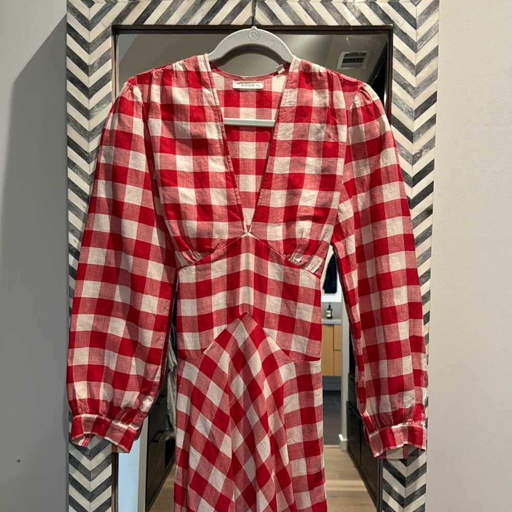 Gingham Doen maxi dress